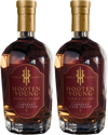 Hooten Young 6-year-old Cabernet Cask Finish American Whiskey limited edition 750ml bottle duo