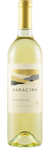Saracina Vineyards Sauvignon Blanc 750 ML bottle with golden cap and elegant label.