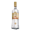 Russian Standard Gold Vodka 1.75 L bottle with embossed design, known for its rich and smooth taste.