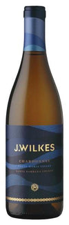 J Wilkes Santa Maria Valley Chardonnay 750 ML bottle with navy and gold label.