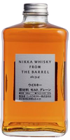 Nikka From The Barrel Whiskey 750 ML bottle, strong blended whisky with rich flavors.