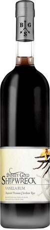 Brinley Gold Shipwreck Vanilla Rum 750 ML with label