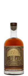 Old St. Pete Righteous Rum & Spice 86 Proof 750ML bottle with rich amber color and classic label design.