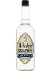 Wicked Dolphin Coconut Rum 1.75 L bottle with Florida cane sugar label.