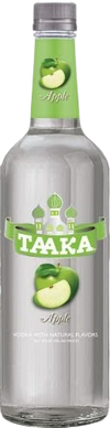 Taaka Apple Vodka 750 ML bottle with vibrant apple-themed design