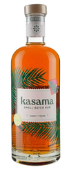 Kasama Rum 7 Year Old Small Batch Rum bottle, 750 ML, featuring tropical design and aged in oak barrels.