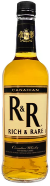 Rich & Rare Blended Canadian Whisky 1.75 L bottle with amber color.