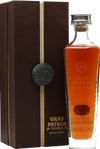 Gran Patron Tequila Extra Anejo Piedra 80 750 ML bottle next to elegant box packaging.