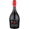 Roscato Sparkling Rosso Dolce Italy 750ml wine bottle with red foil.