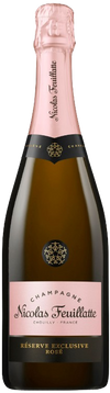 Nicolas Feuillatte Champagne Brut Rosé 750 ML bottle of French sparkling wine