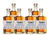 Dewar's Blended Scotch Double Aged 21 Year, set of 6 bottles, featuring quadruple aging and smooth finish.