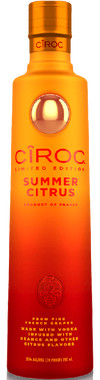 Ciroc Citrus Flavored Vodka 750 ML bottle with vibrant orange label.