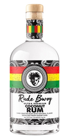Rude Bwoy Coconut Rum 750 ML bottle with colorful Caribbean label design.