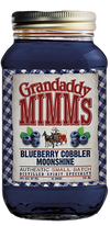 Grandaddy Mimm's Blueberry Cobbler Moonshine 750 ML bottle.