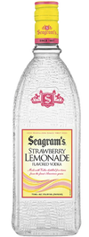 Seagrams Strawberry Lemonade Flavored Vodka 750 ML bottle with a clear smooth finish.