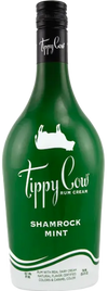 Tippy Cow Shamrock Mint 750 ML rum cream liqueur bottle