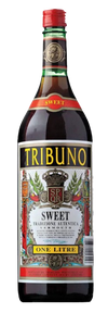 Tribuno Tradizione Autentica Sweet Vermouth 1 L bottle with floral and fruity notes.