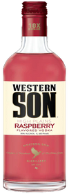 Western Son High Plains Raspberry Flavored Vodka 1L bottle.