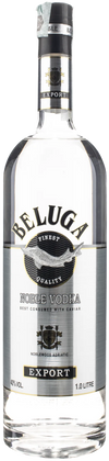 Beluga Vodka Noble Export 1L bottle with premium label design.