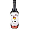 Malibu Coconut Flavored Rum Black 1L bottle, Caribbean origin.