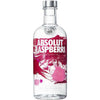 Absolut Raspberry Flavored Vodka Raspberri bottle 750 ML with artistic label design.