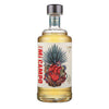 Mi Campo Tequila Reposado 1L bottle with colorful agave illustration.