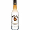Malibu Pineapple Flavored Rum 750 ML bottle with tropical design.