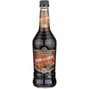 Hiram Walker Creme De Cacao Dark 750 ML bottle with chocolate liqueur label.