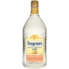 Seagram's Peach Flavored Gin Twisted 70 1.75 L bottle with peach label and classic design.