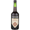 Taylor Cream Sherry 750 ML bottle with deep amber hue and label.