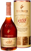 Remy Martin 1738 Accord Royal Cognac 1 L bottle and packaging, featuring intricate design and branding.