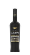 Ron Anejo Carupano Reserva 12 Exclusiva Rum 750 ML bottle with black and gold label.