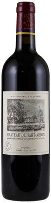Ch Duhart Milon Pauillac Rouge 2018 wine bottle, 750 ML, renowned Bordeaux terroir.