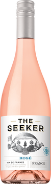 The Seeker Rosé 2023 wine bottle, 750 ML, fresh and vibrant flavors, perfect summer sip.